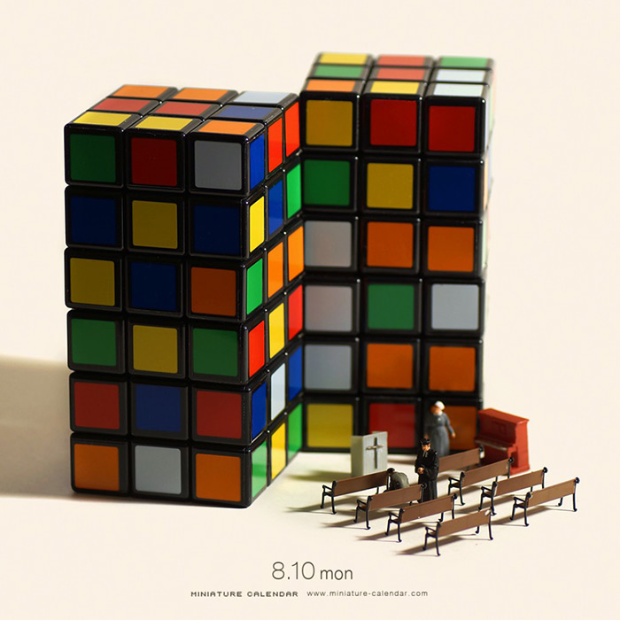 miniature dioramas by tatsuya