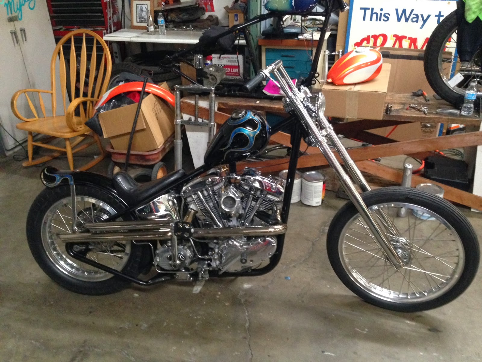 1967 Shovelhead Chopper For Sale