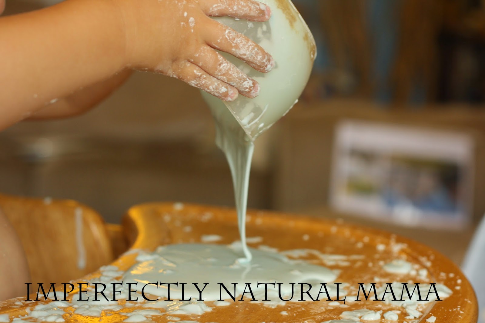 Imperfectly natural mama Fun Things to do With Toddlers Corn Flour