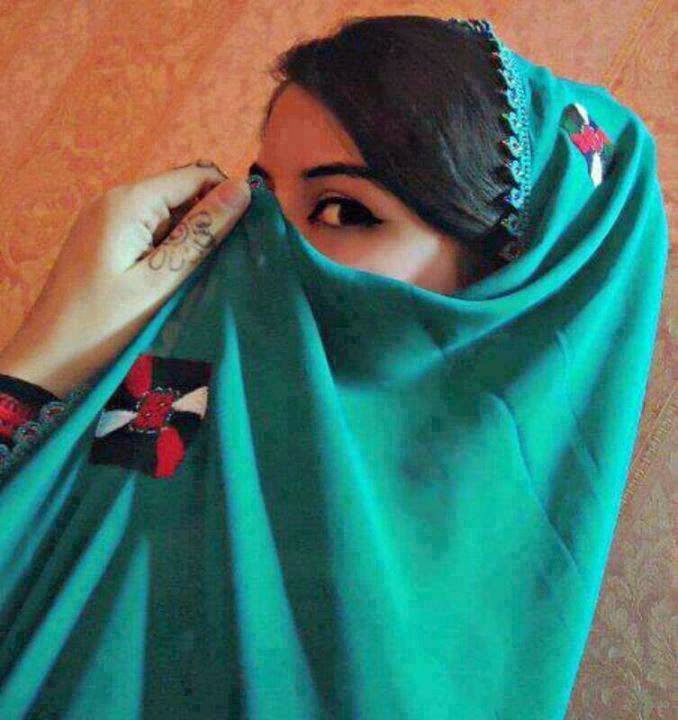 Beautiful girl eyes fb dp hide by duppatta Facebook Display Pictures