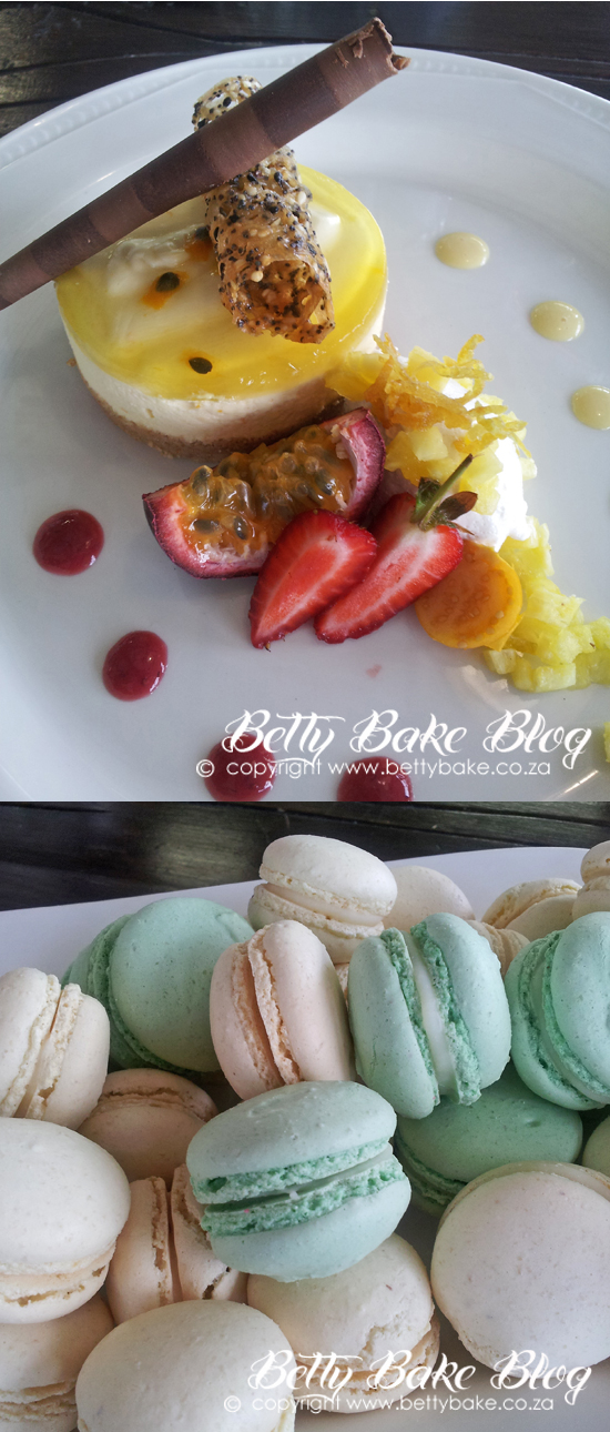 betty bake, olive pride lunch, sa chefs academy CT, macarons, cheese cake