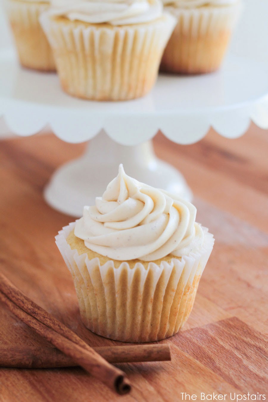 These deliciously sweet eggnog cupcakes are so light and fluffy, and are so easy to make! They have the perfect holiday flavor!