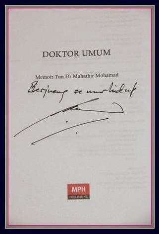 Personally meeting Tun Dr. Mahathir