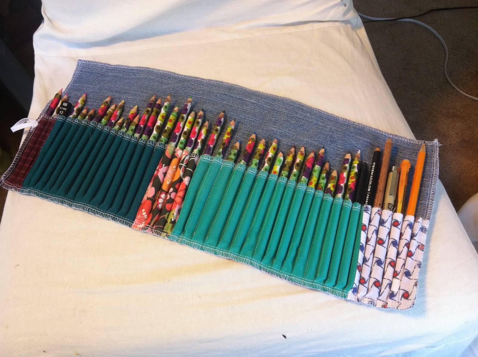 DIY Roll up Pencil case