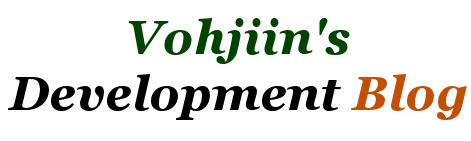 Vohjiins Development Blog