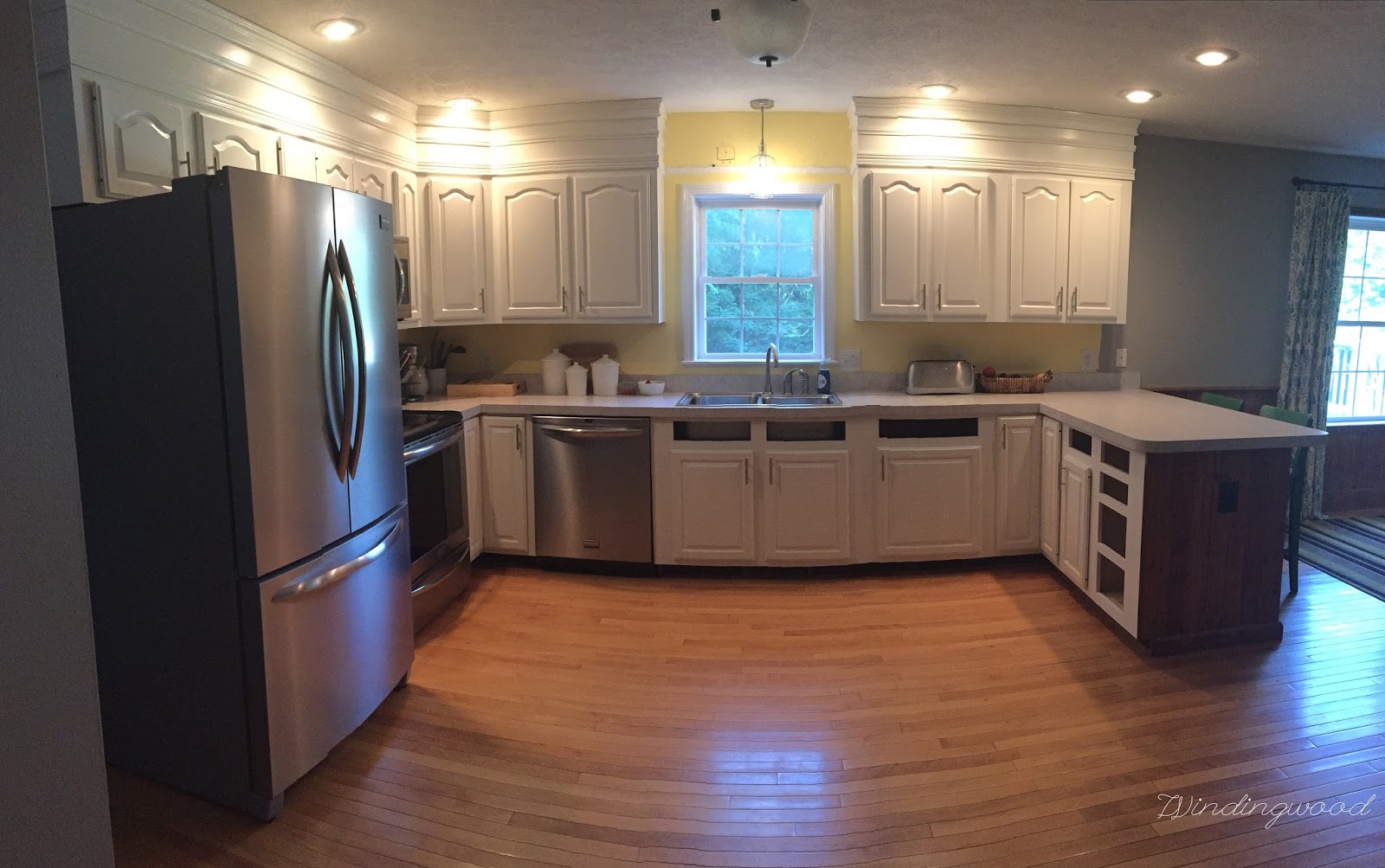Windingwood: Closing the Space Above the Kitchen Cabinets