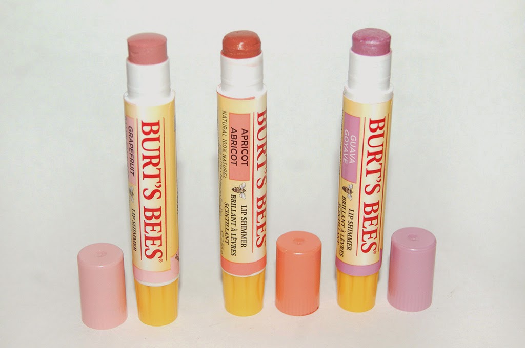 "Beauty by Burt´s Bees Lip Shimmer Swatches