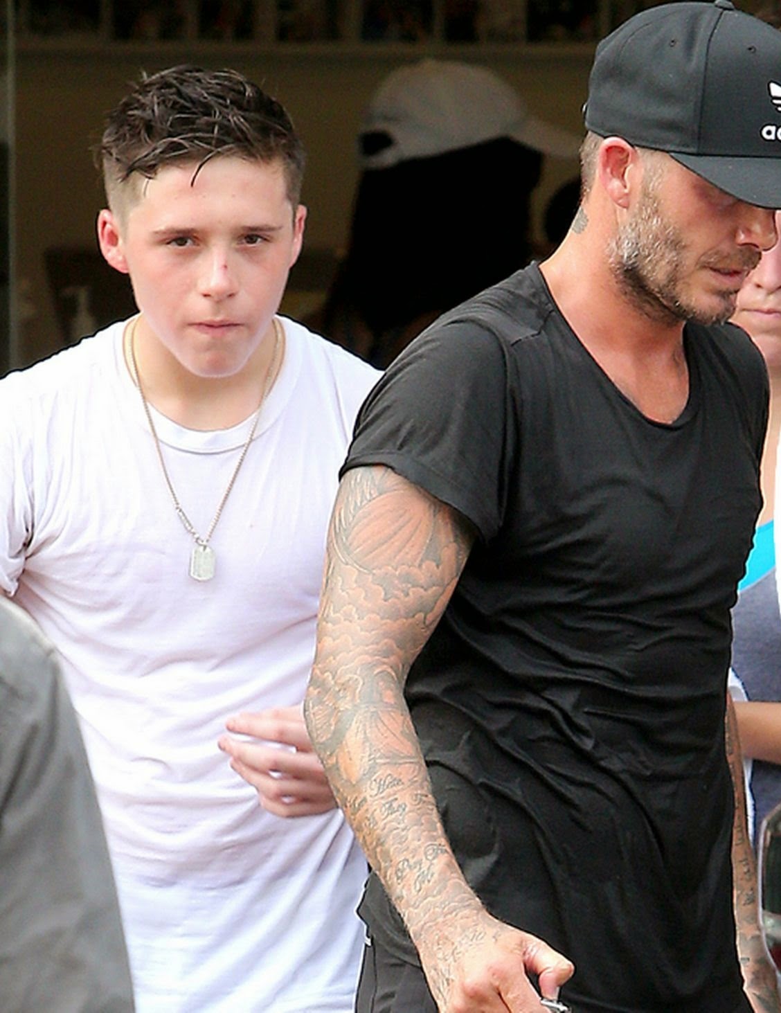 David Beckham and son 'Brooklyn' involved in auto accident