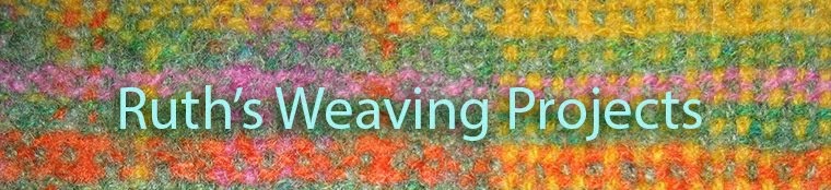 Ruth's weaving projects