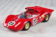 Ferrari 350 P4 CanAm model made by me from a Fabbri model of a Ferrari 340 . (ferrari )
