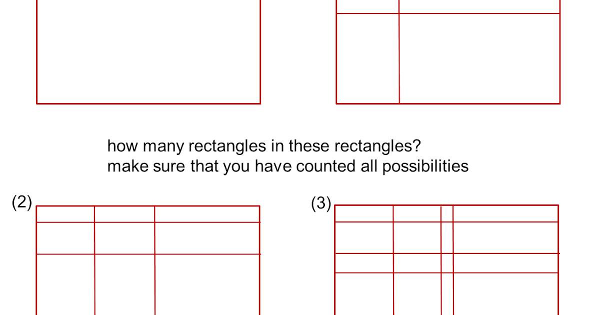 MEDIAN Don Steward mathematics teaching systematic counting of rectangles