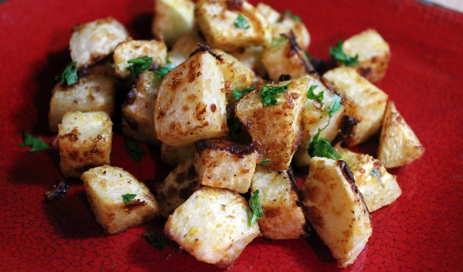 Parmesan crusted turnips Stuff I Make My Husband