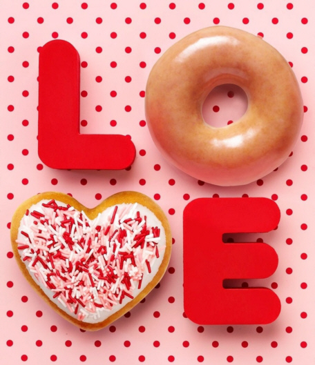 Krispy kreme offering limited edition valentine’s day donuts B.E Bubblelicious