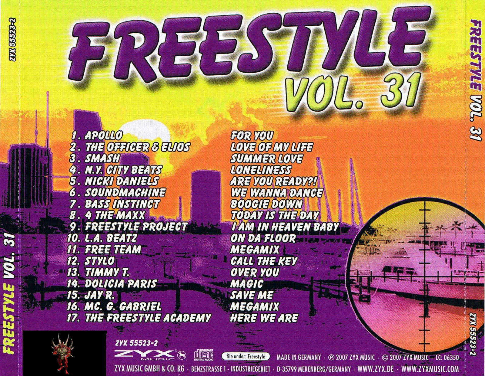 Freestyle Music Freestyle Vol. 31 ZYX Music CD, Comp · 2007 · Germany