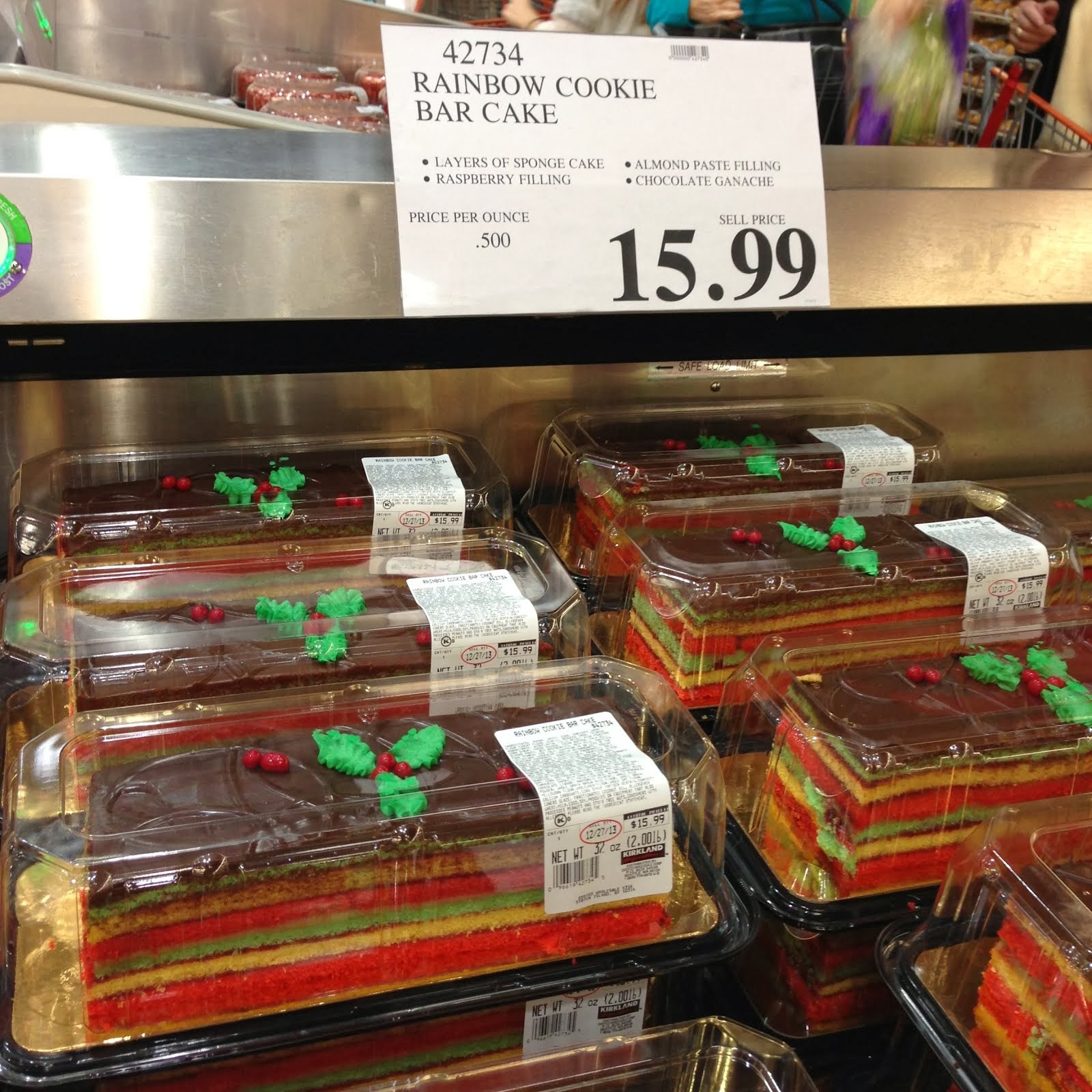 panda bytes Rainbow Cookie Cake