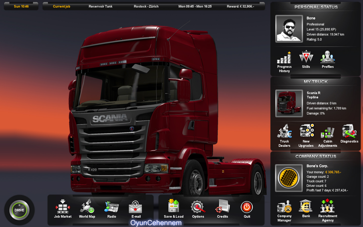 Euro Truck Simulator 2�den Yeni Bir Görsel.. Oyun Cehennem