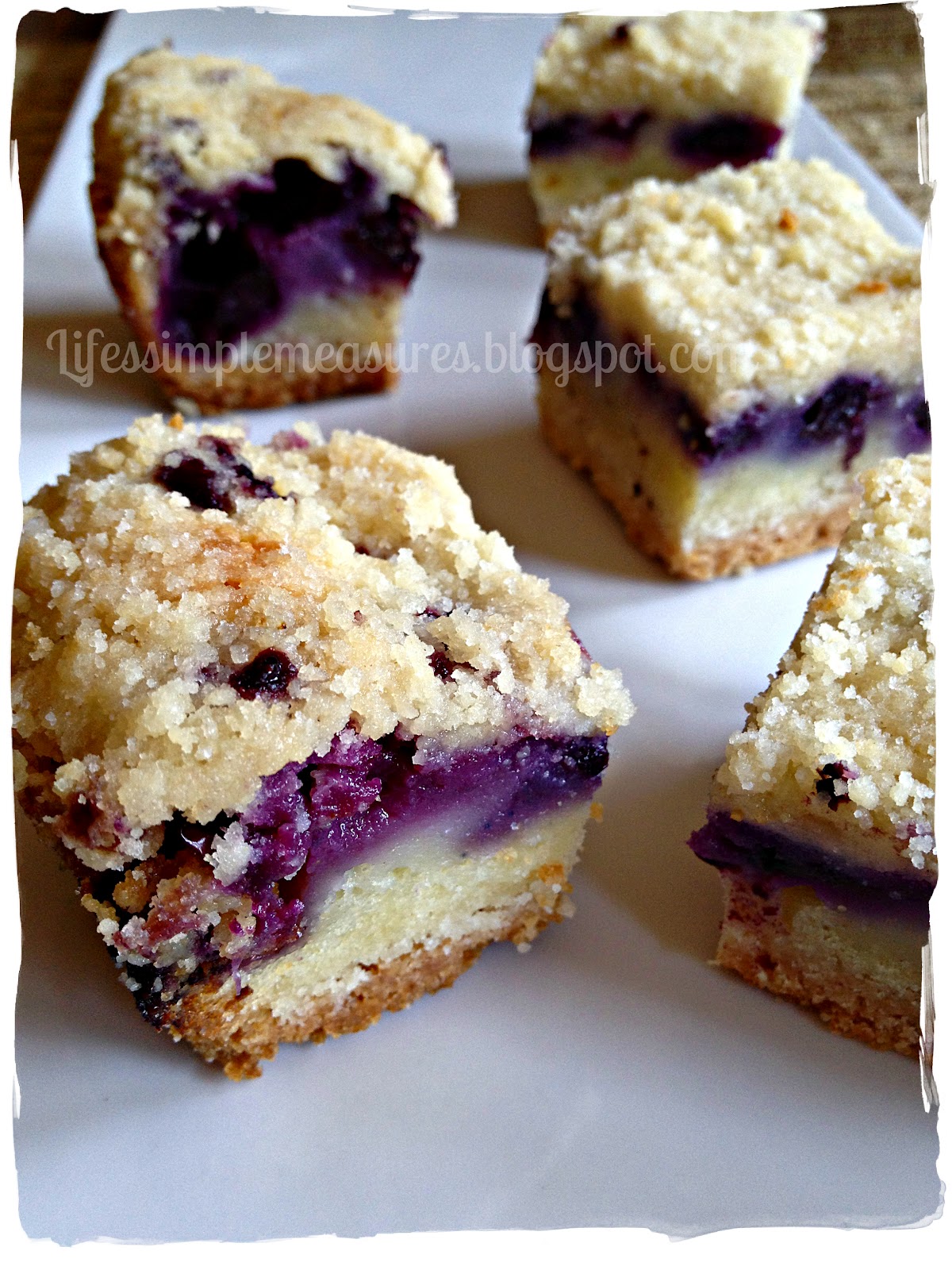 Life's Simple Measures: Blueberry Pie Bars