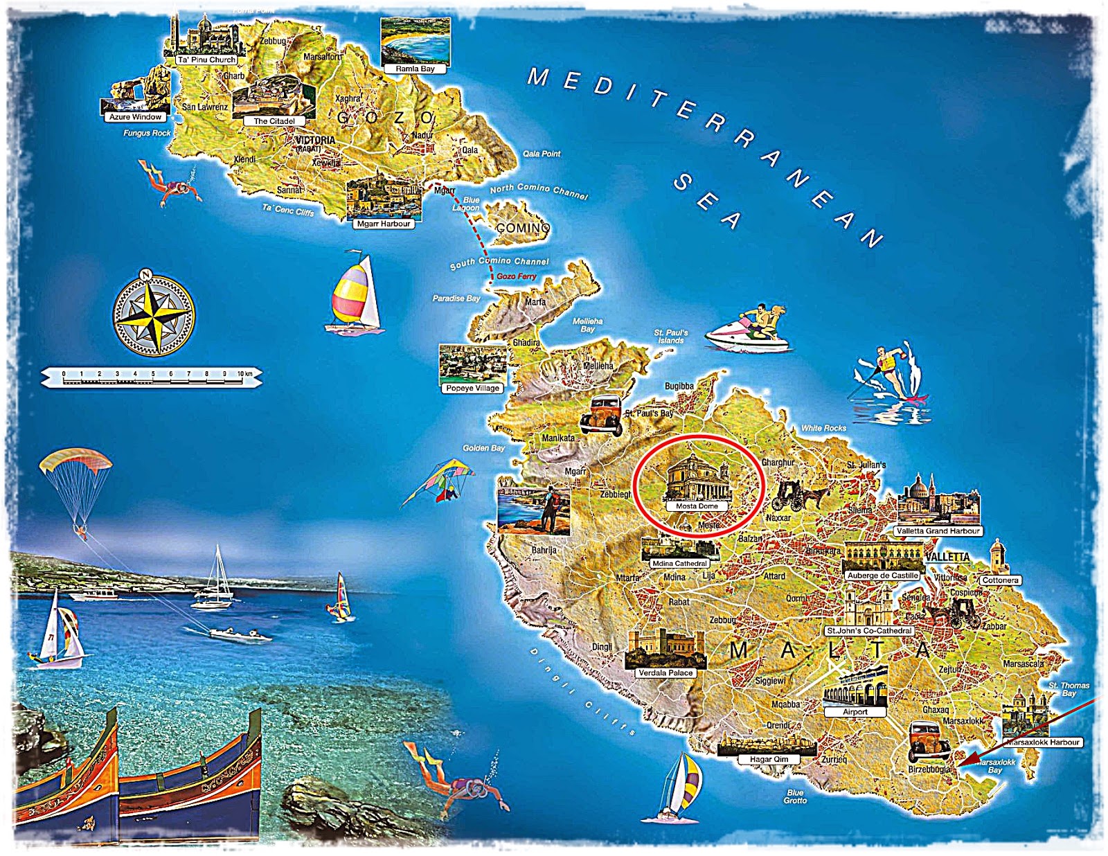 เยี่ยมชม Mosta Dome(Malta) บันทึกเดินทาง Malta