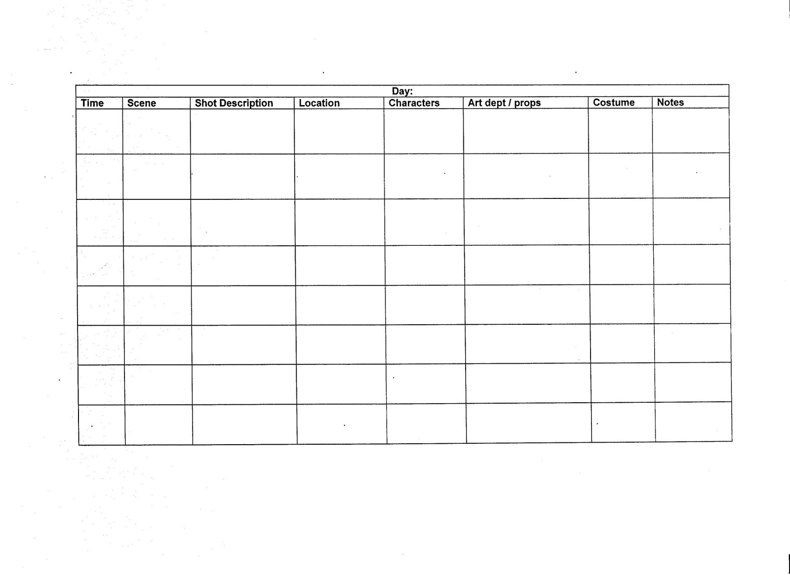 <strong>Storyboard Template</strong> by stefanbracher | Teaching Resources Storyboard template