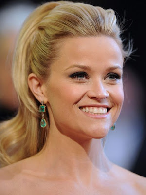 Reese Witherspoon Dangling Gemstone Earrings