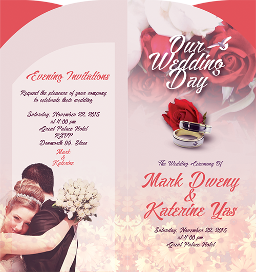 How To Make Creative Wedding Invitations Cover In Photoshop