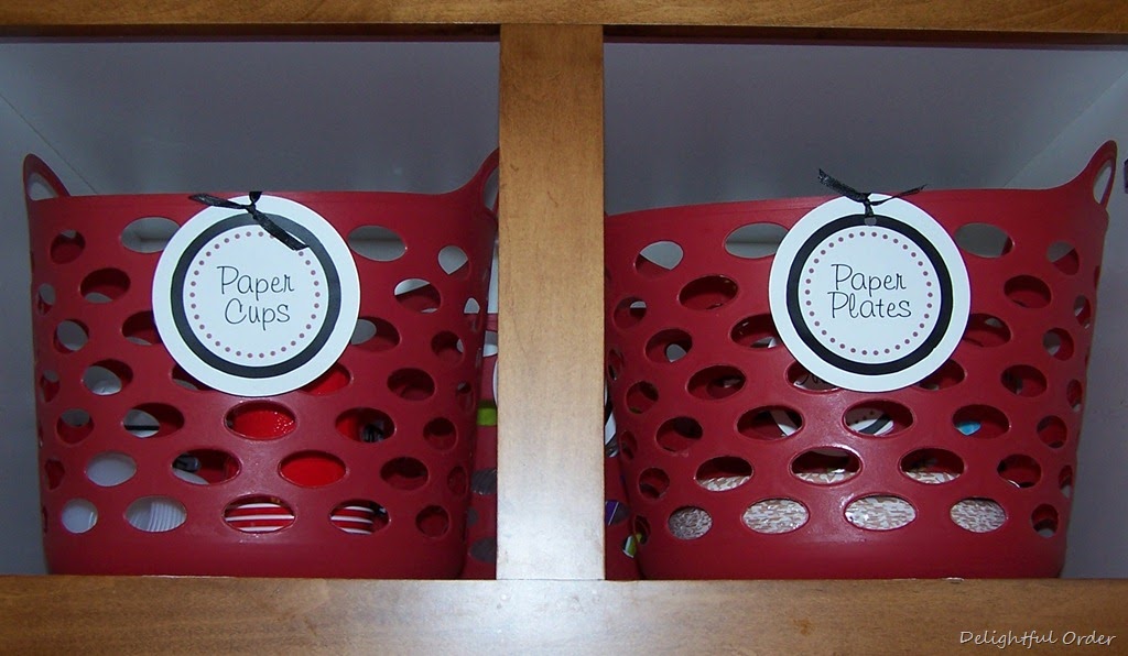 Delightful Order Organizing Paper Tableware