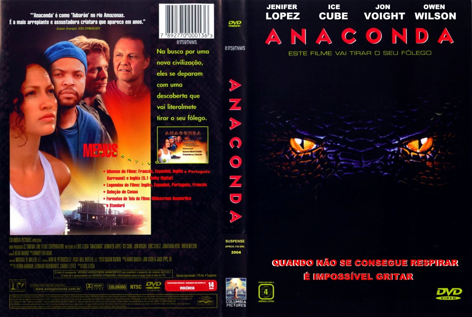 SUPER DOWNLOAD DE TUDO GRÁTIS Anaconda Coleção dos Filmes 1, 2, 3 e