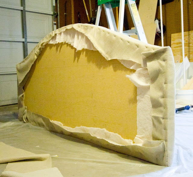 My DIY upholstered headboard — thenest