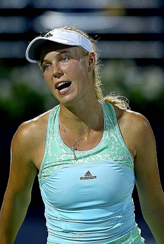 caroline wozniacki 2015 wta dubai duty free tennis championship in caroline wozniacki 2015 wta dubai duty free tennis championship in