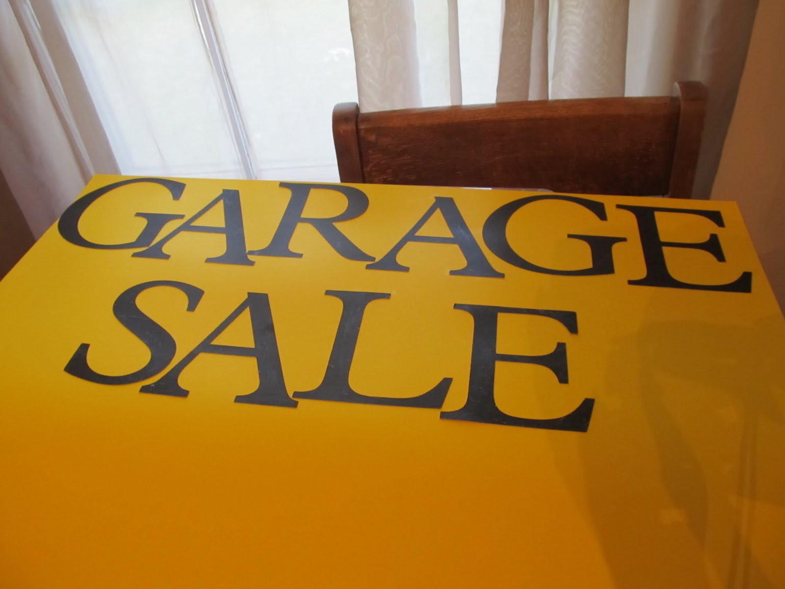 Happy As A Lark Garage Sale Signs