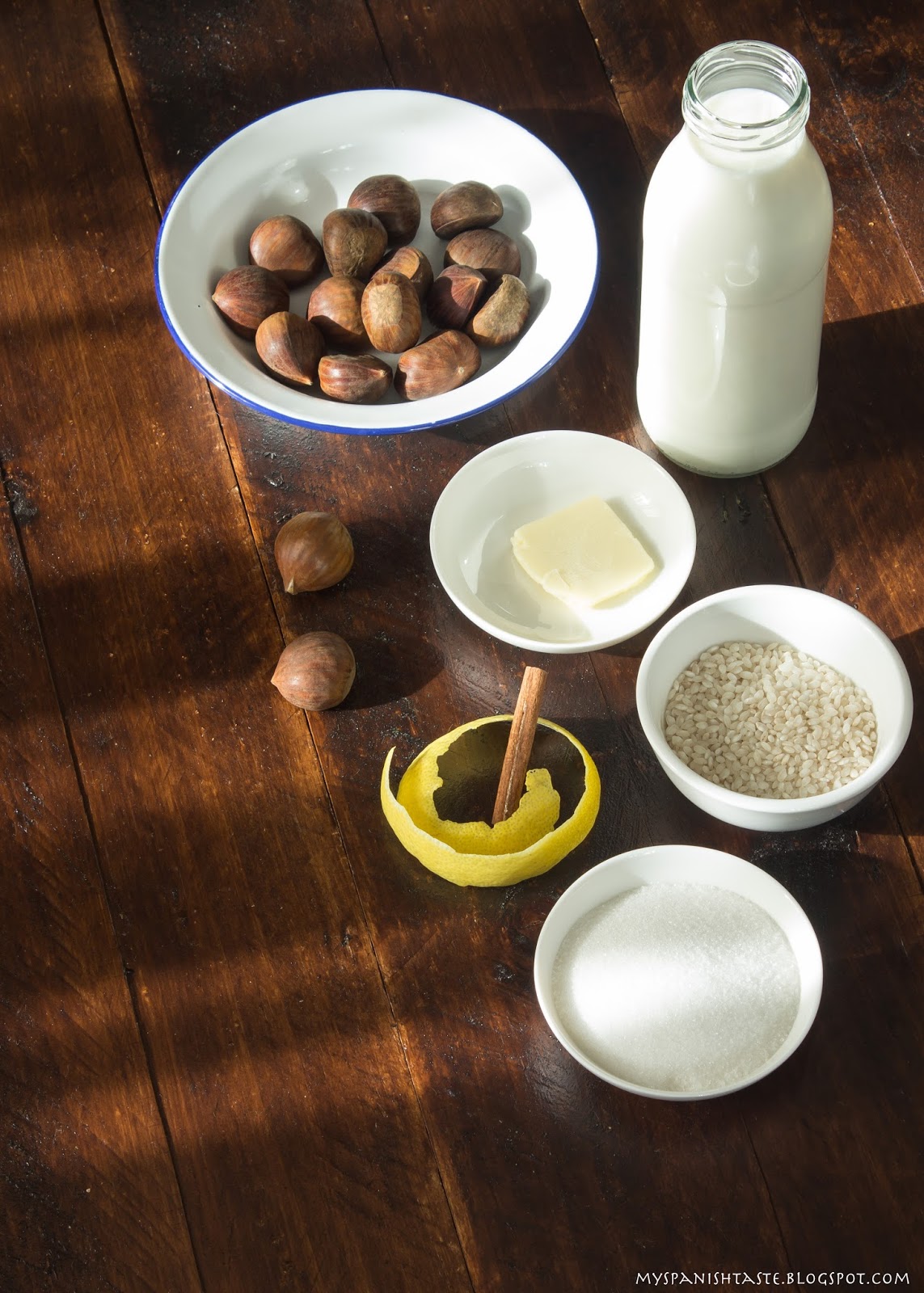 My Spanish Taste Rice pudding with chestnuts