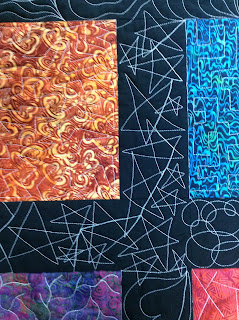 Starry Mess Free Motion Quilting Design
