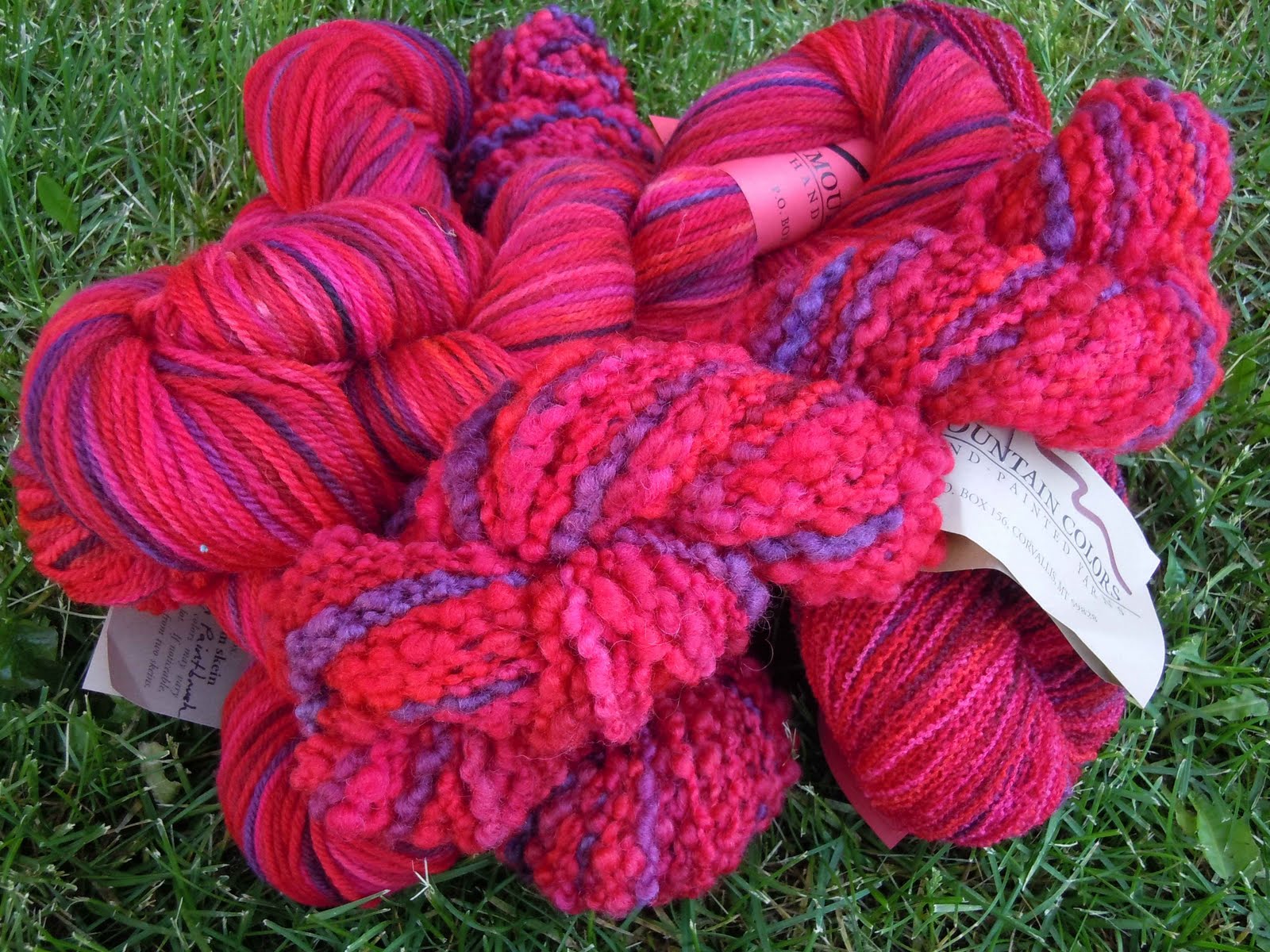 Mountain Colors Hand Painted Yarns: Feature Colorway--Indian Paintbrush
