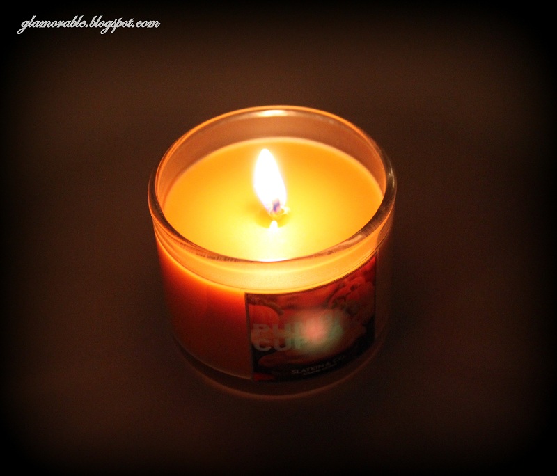 Influenster Review Bath & Body Works Fall Mini Candle Glamorable!