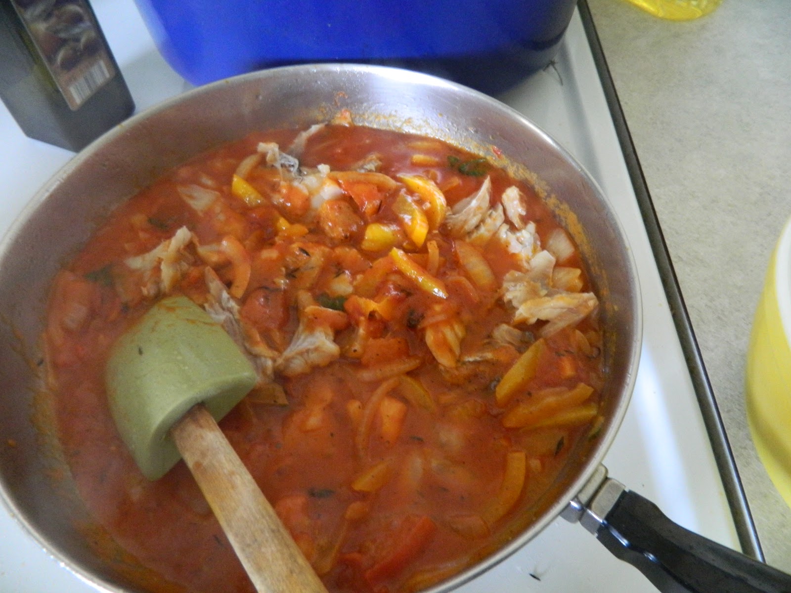 Island Pepperpot Caribbean Style Salt Cod, Jonny Cakes Sticks and