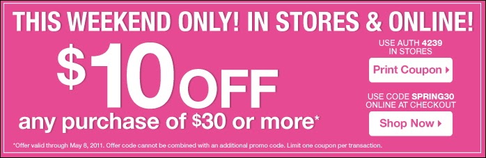 Bath & Body Works $10 off $30 Coupon Expires 5/8 | Your Retail Helper