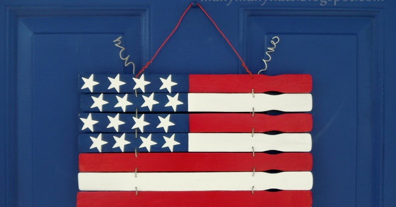 Many Many Hats: Make a flag from paint sticks!