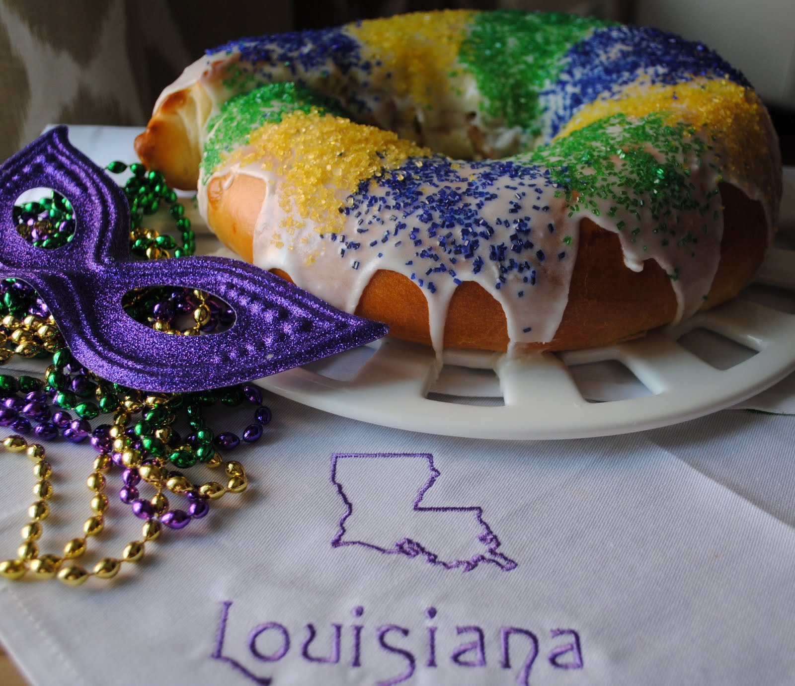 Sweet State of Mine Louisiana King Cake
