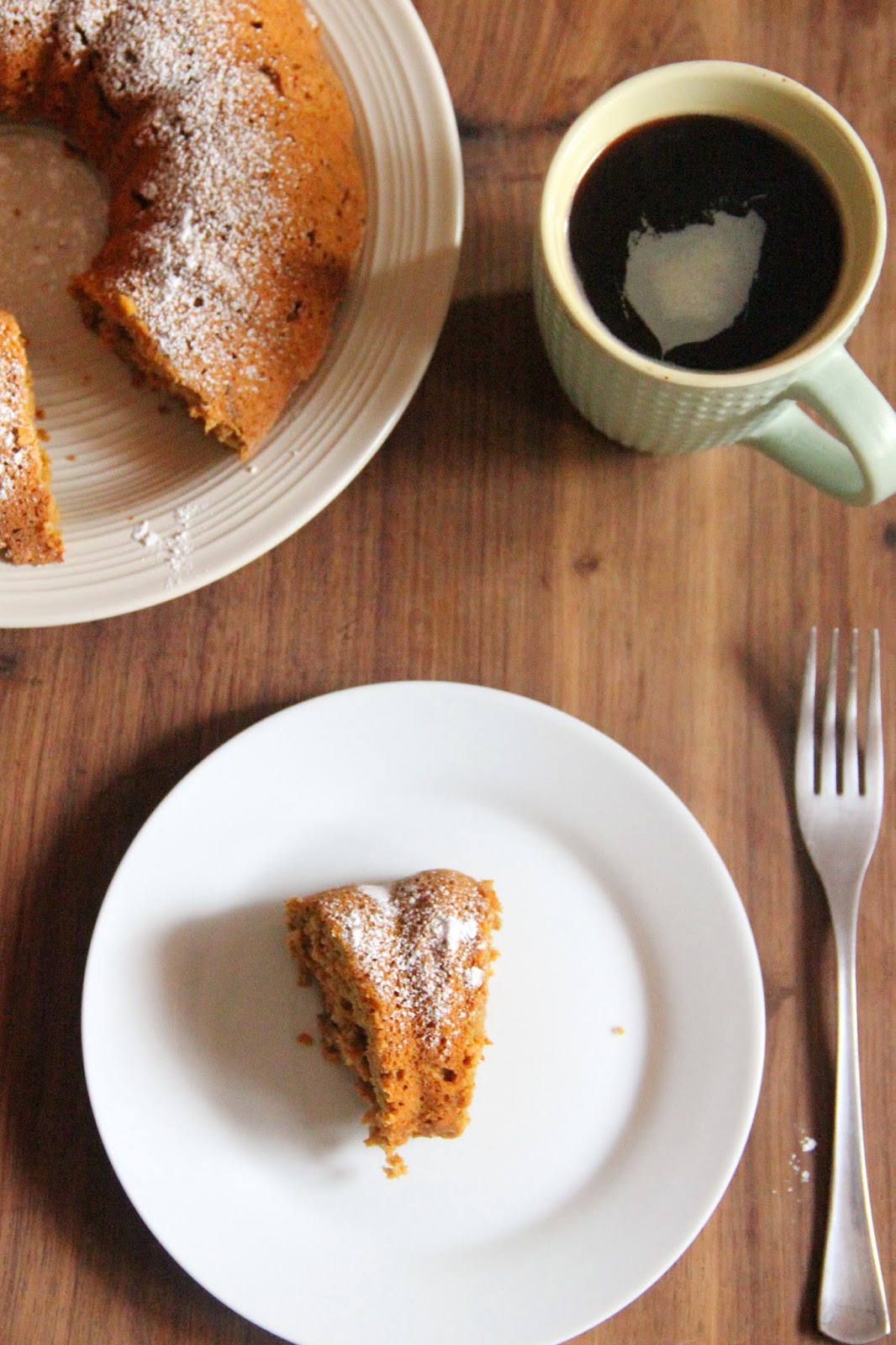 My Happy Place wholewheat pumpkin spice yogurt bundt cake
