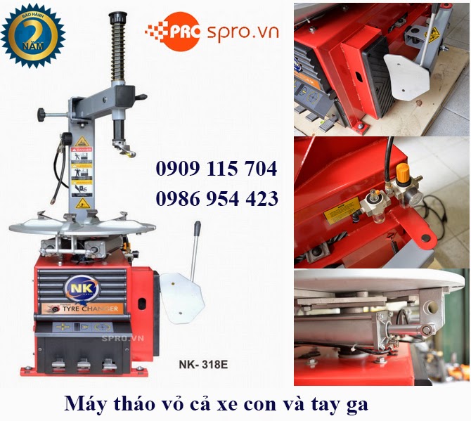 Máy tháo vỏ đa năng cho cả xe con và tay ga NK318E