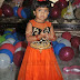 Cute Baby Orange Net Kids Skirt