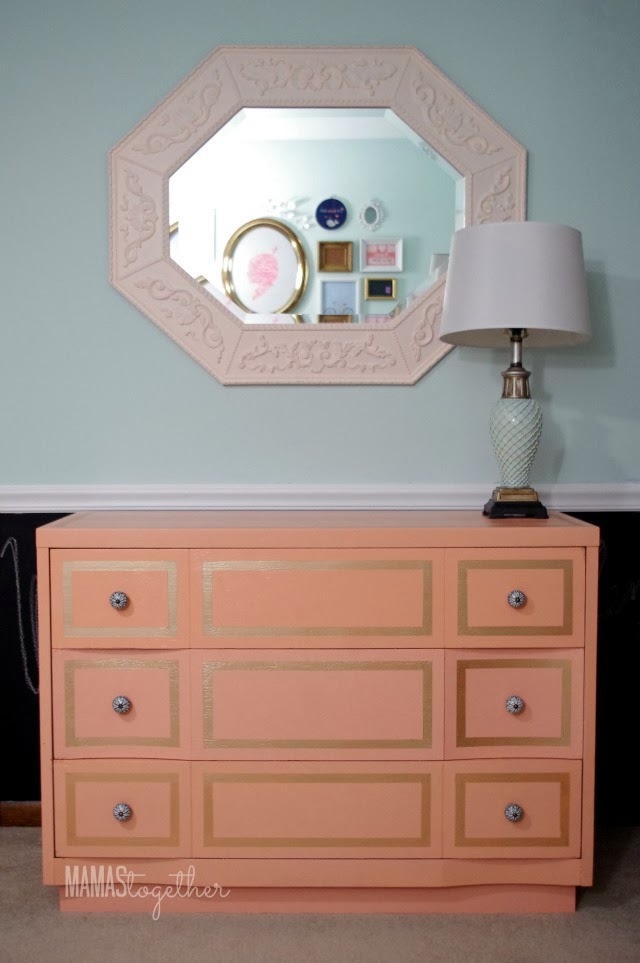 Mamas Together Garage Sale Dresser Upcycle