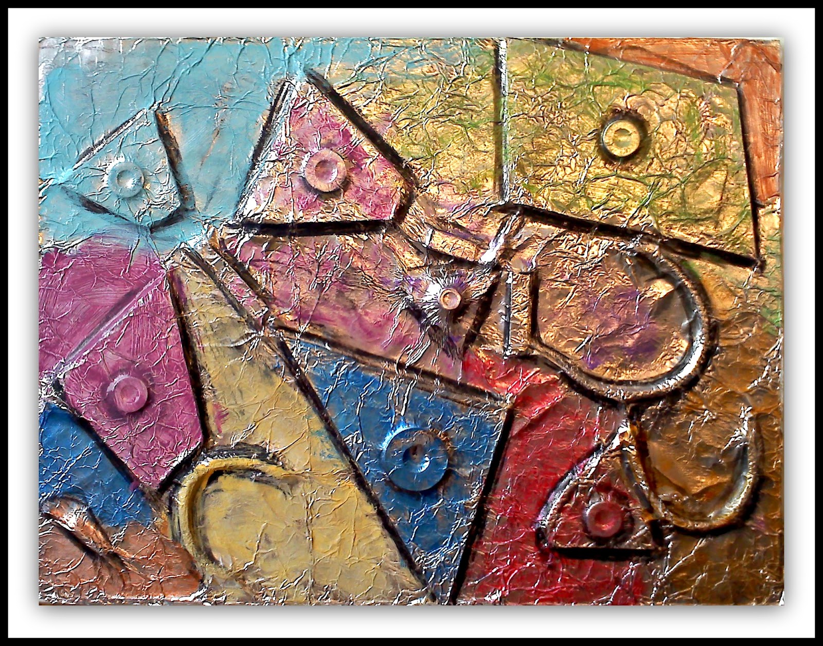 PLATEAU ART STUDIO Foil Abstract Art