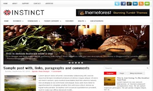 Instinct Blogger Template 2 Column Blogger
