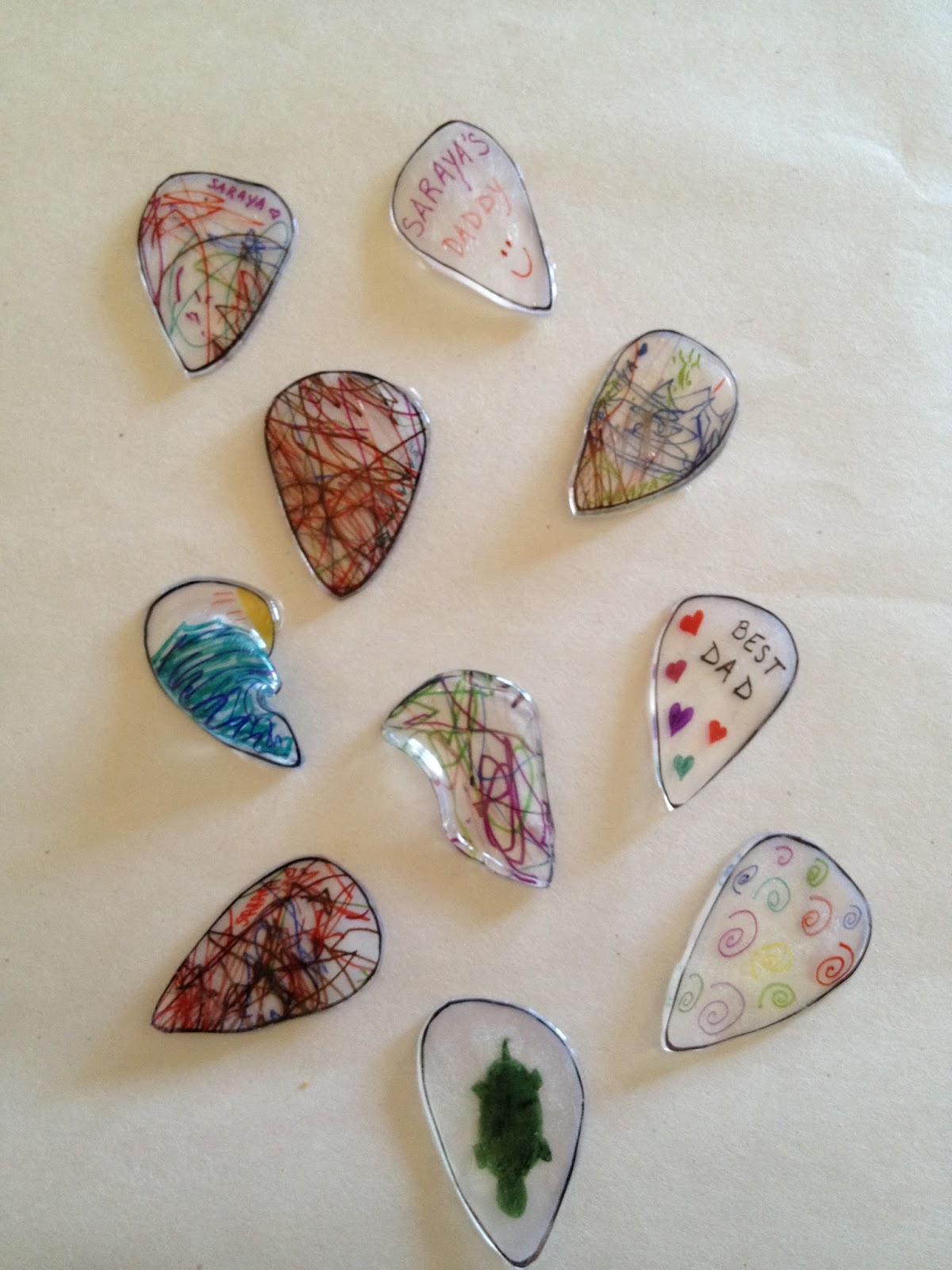 whimspiration DIY guitar picks
