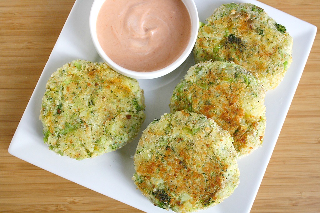 The Garden Grazer Broccoli Potato Patties
