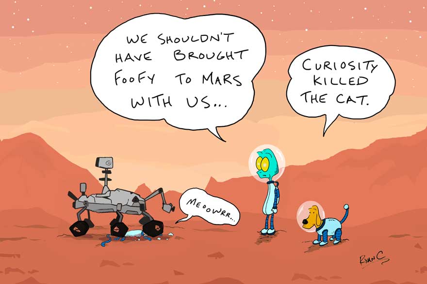 Mars In Cartoon