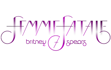 Everything Awesome Entertainment Graphics Britney Spears S Femme Fatale Logo Coloured