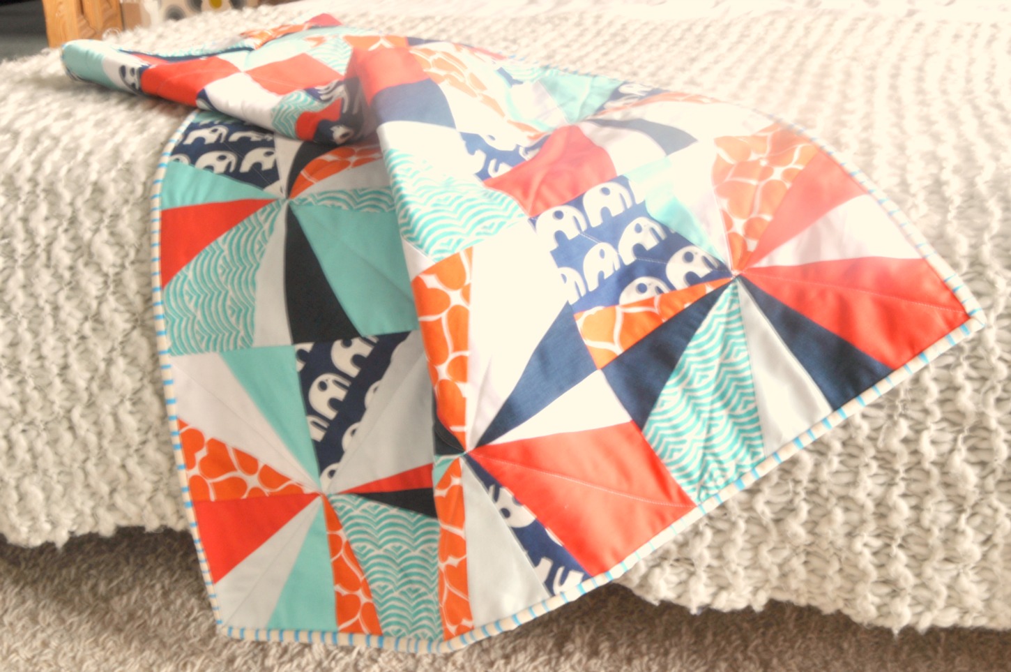 Blueberry Park umbrella quilt...