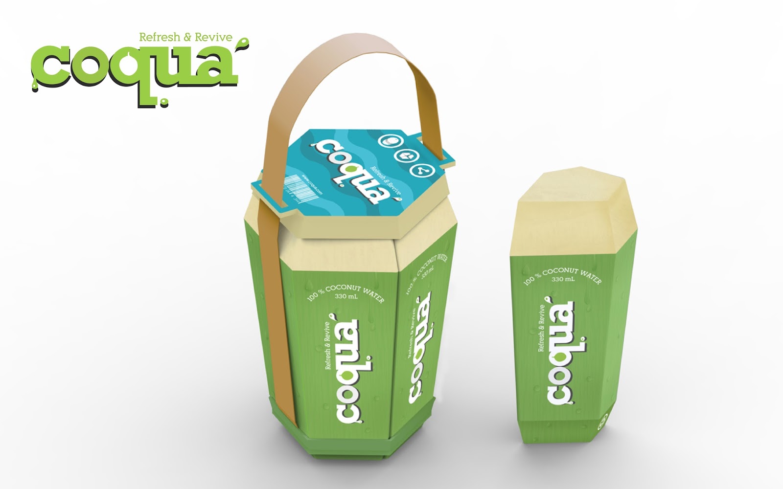 Coqua Coconut Water (Student Project) Packaging Of The World